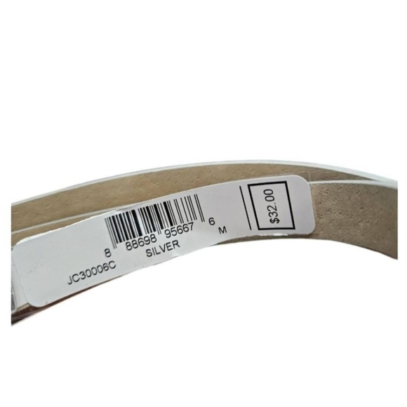 Juicy Couture Silver Belt Women's Size Medium NWT - Picture 3 of 11